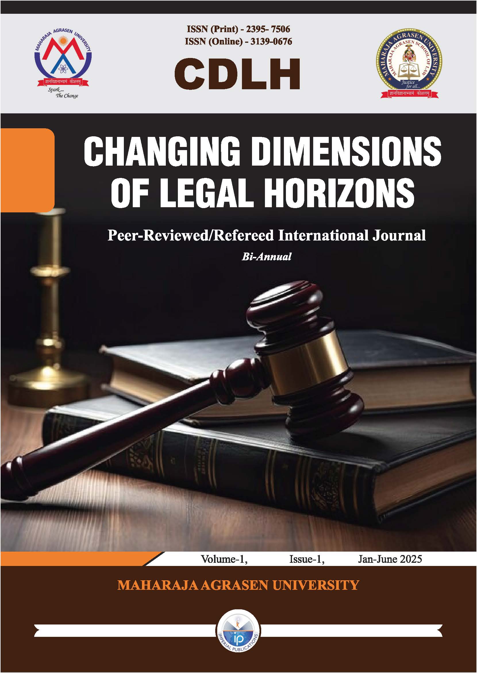 					View Vol. 1 No. 1 (2025): January-June
				